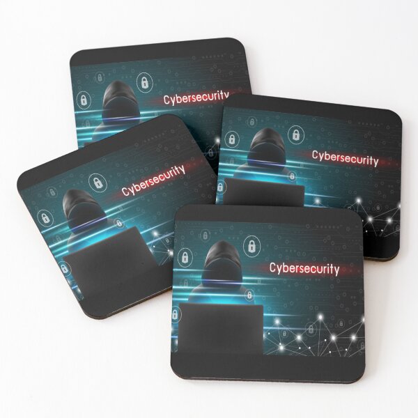 Item preview, Cybersecurity Concept Hacker using Computer designed and sold by WearWolfDesigns.