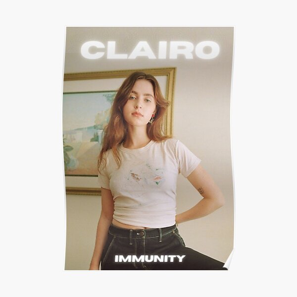 Beautiful Woman Clairo Immunity Poster Poster
