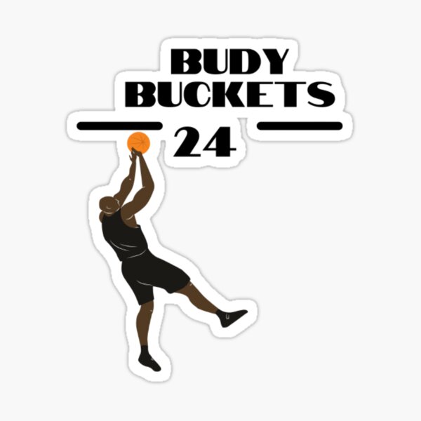 "Buddy Buckets" Sticker by UsaHappyArt Redbubble