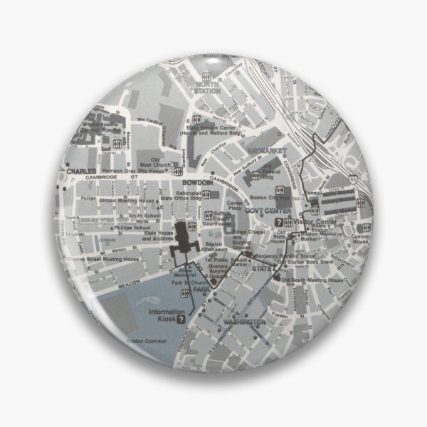 Item preview, Boston National Parks Map (1980) Bostonian Landmarks Atlas designed and sold by BravuraMedia.