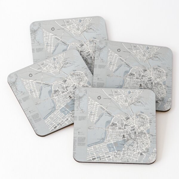 Item preview, Boston National Parks Map (1980) Bostonian Landmarks Atlas designed and sold by BravuraMedia.