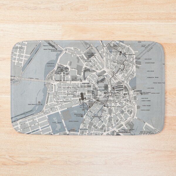 Item preview, Boston National Parks Map (1980) Bostonian Landmarks Atlas designed and sold by BravuraMedia.