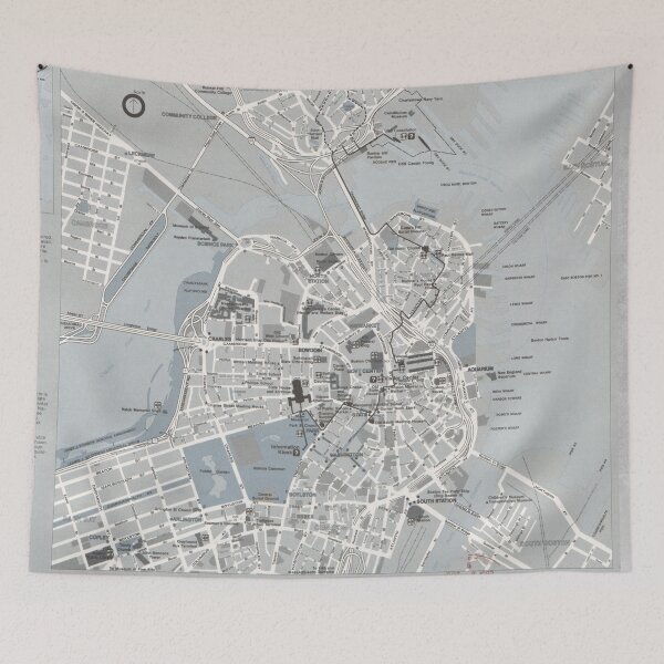 Item preview, Boston National Parks Map (1980) Bostonian Landmarks Atlas designed and sold by BravuraMedia.