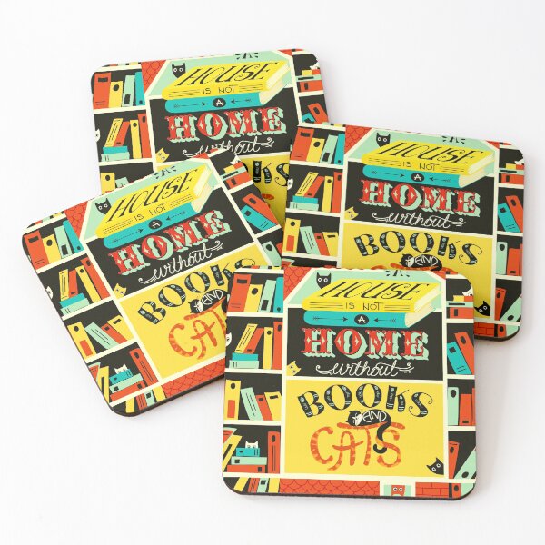 Item preview, Books and Cats  designed and sold by Jackchann.