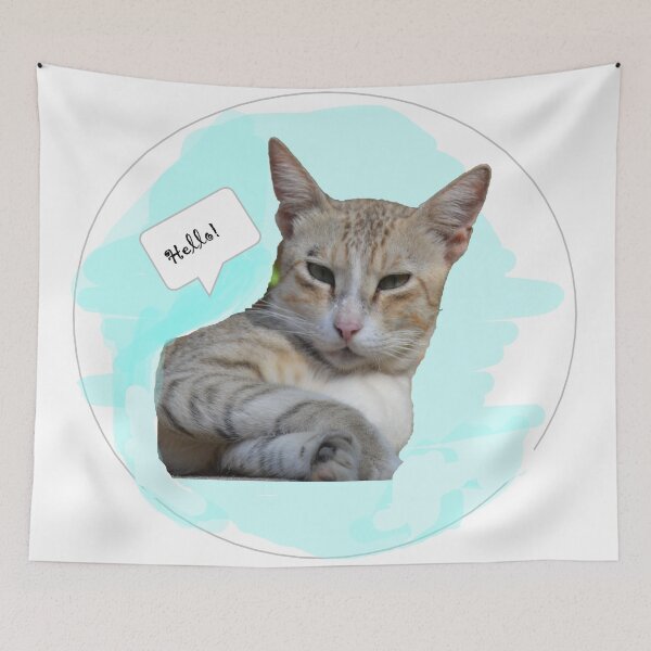 Item preview, Cute cat! designed and sold by VeenaNair23.