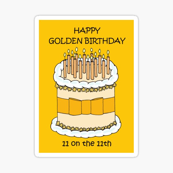 11th Birthday T-Shirt It's My 11th Golden Birthday Vintage 11th Birthday T-Shirt It's My 11th Golden Birthday Vintage