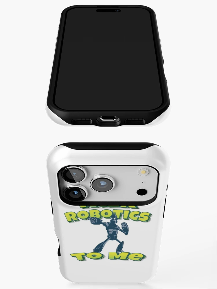 Thumbnail 3 of 4, iPhone Case, Talk Robotics To Me designed and sold by ProjectRobotics.