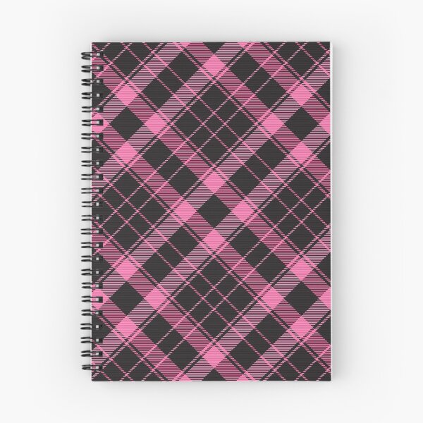 Aperçu de l'œuvre Design à carreaux rose et noir Lite, motif intelligent créée et vendue par PATTERNLIX.
