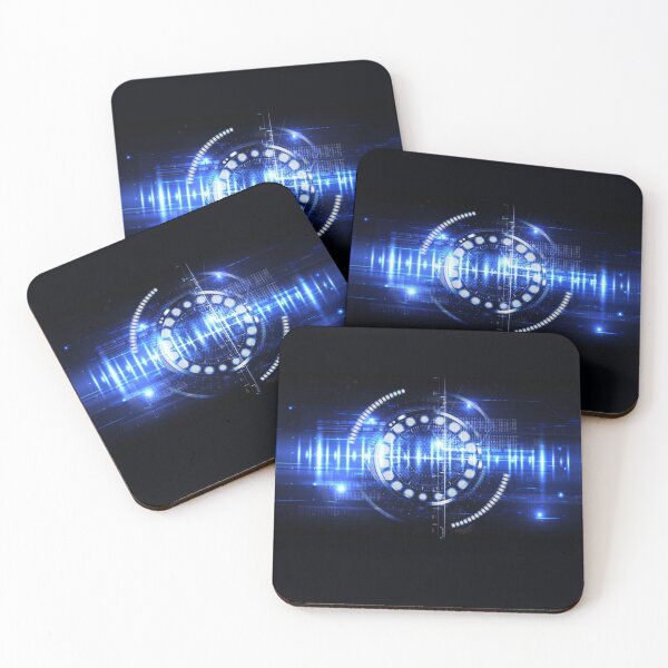 Item preview, Abstract Technological Cybersecurity Identification designed and sold by WearWolfDesigns.
