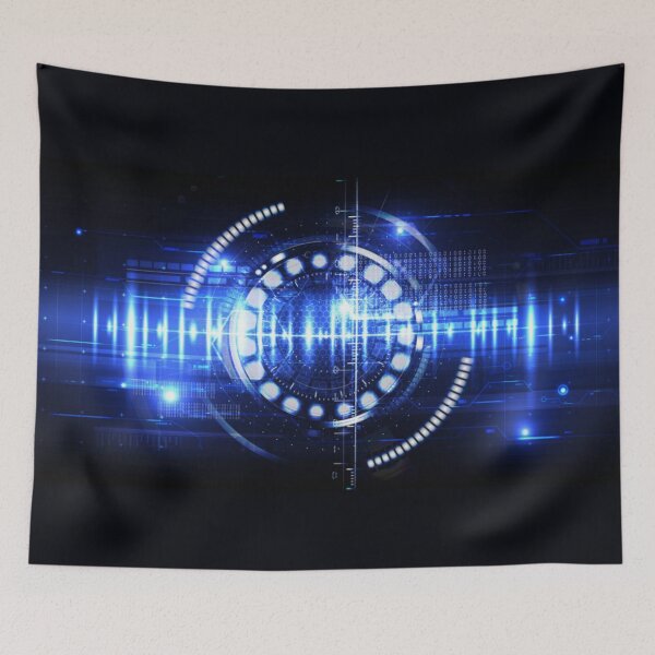 Item preview, Abstract Technological Cybersecurity Identification designed and sold by WearWolfDesigns.
