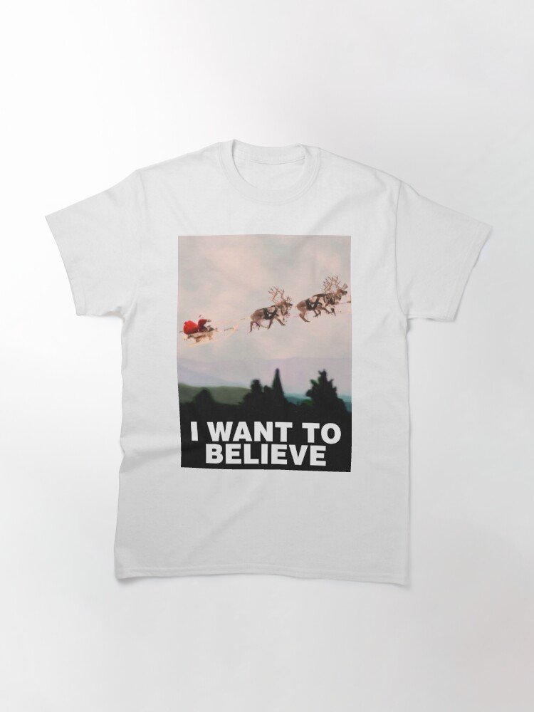 i want to believe x files shirt