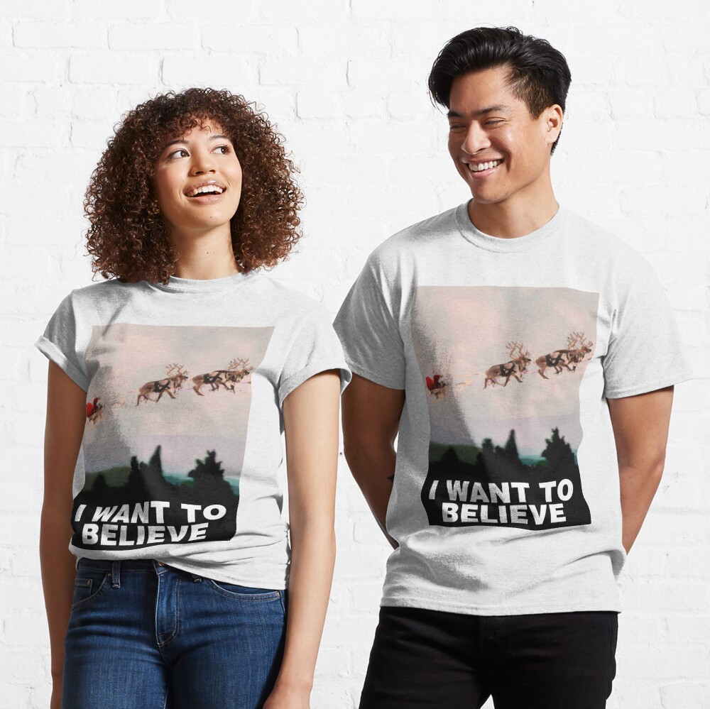 i want to believe x files shirt