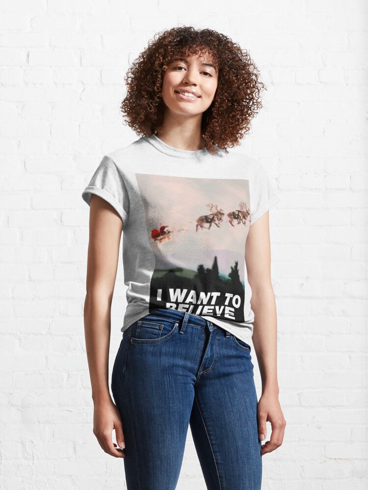 i want to believe x files shirt