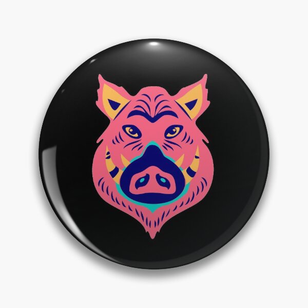 Item preview, Wild boar Illustration designed and sold by MIDDLX.
