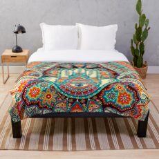 Hamsa Hand Fleecedecke