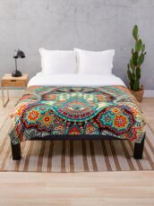 Hamsa Hand Throw Blanket