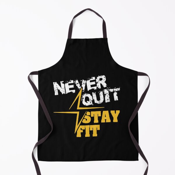 Item preview, Never Quit Stay Fit Motivational Saying designed and sold by Dressed For Duty.