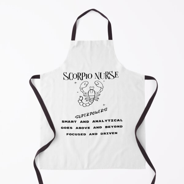 Item preview, Scorpio Zodiac Sign describing Scorpio Nurse Qualities designed and sold by PrintHatcher.