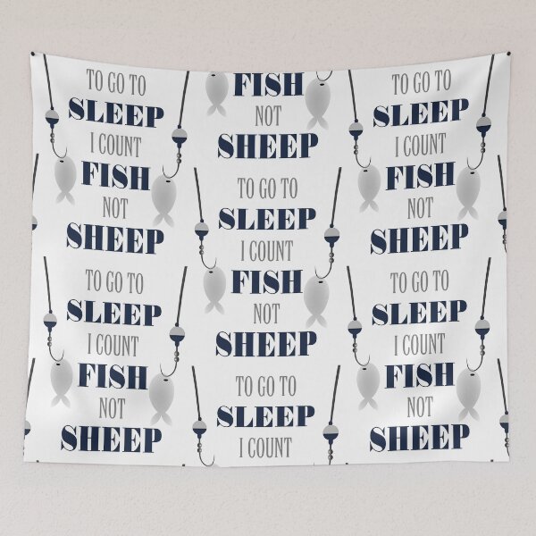Item preview, To Go Sleep I count Fish not Sheep designed and sold by Jackchann.
