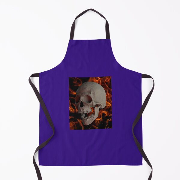 Item preview, Skull with flames designed and sold by Helen Enchanted Designs .