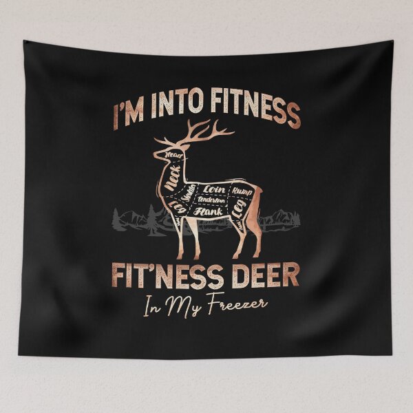 Item preview, I'm Into Fitness Fit'Ness Deer In My Freezer Funny Saying designed and sold by Dressed For  Duty.