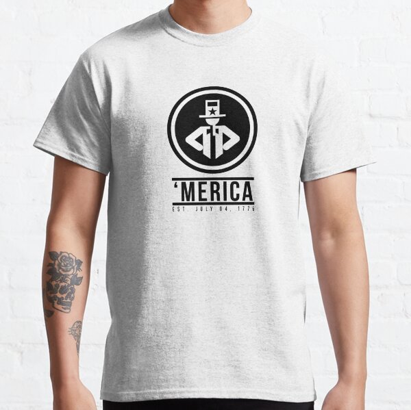 'Merica (Black and White) Classic T-Shirt