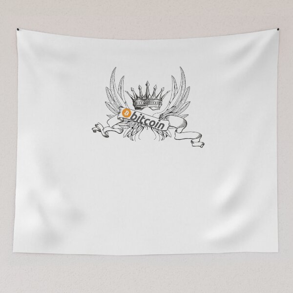 Item preview, Bitcoin king crypto design designed and sold by pomie01.