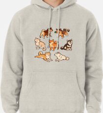 shibes in cream Pullover Hoodie