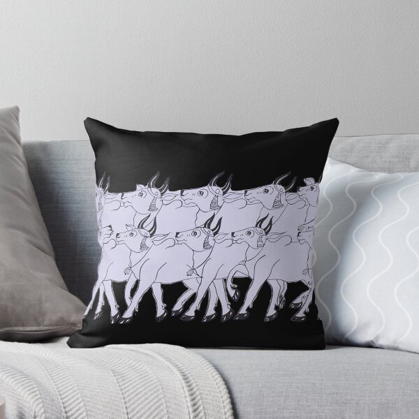 Item preview, Group of Cows, Indian folk art, phad painting, indian painting designed and sold by gopalpjoshi.