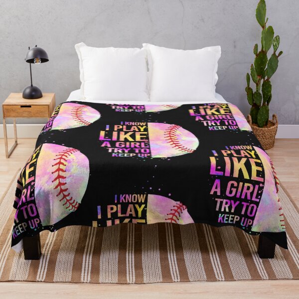 Item preview,  Baseball - I know I play like a girl try to keep up designed and sold by Jackchann.