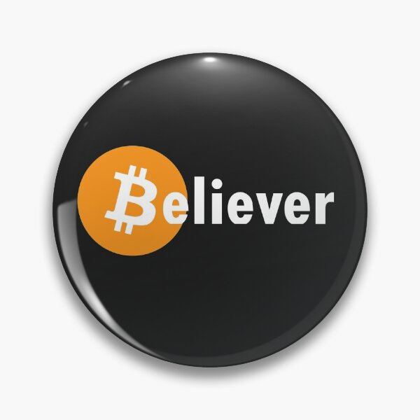 Item preview, Bitcoin Believer fun crypto design designed and sold by pomie01.