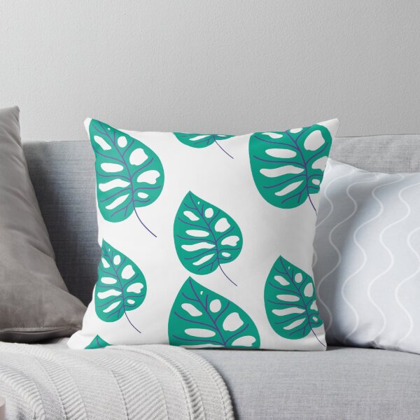 Item preview, green leaf pillows  designed and sold by Count Timer.