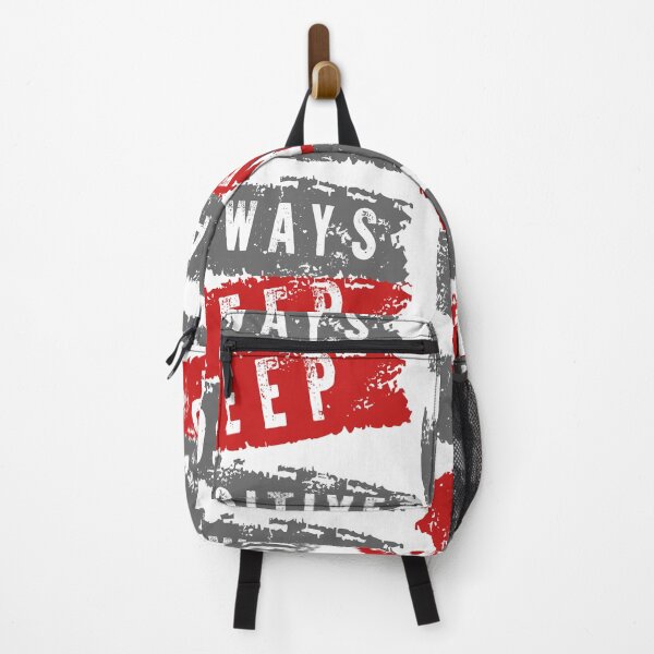 Item preview, always keep positive | motivation and positive typography with eroded stripes  designed and sold by K-Klub.