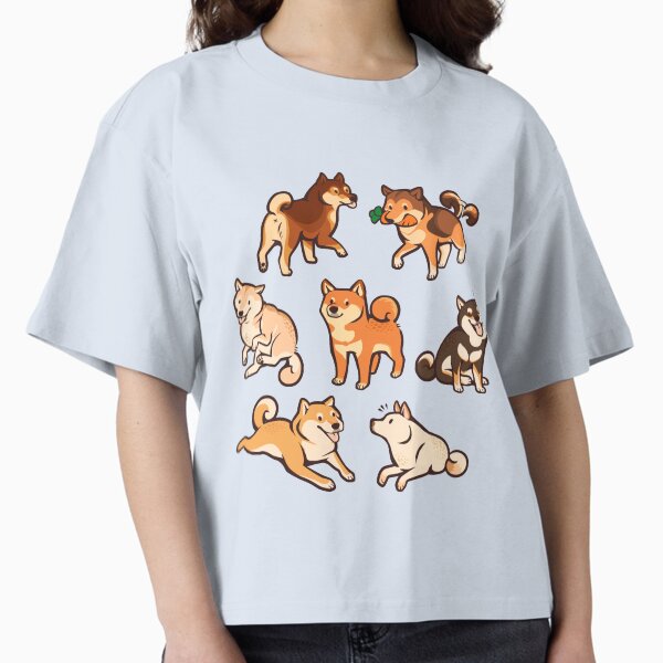 Aperçu de l'œuvre shibes en bleu créée et vendue par Colordrilos.