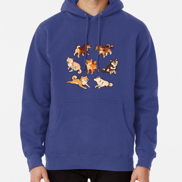 shibes in blau Hoodie