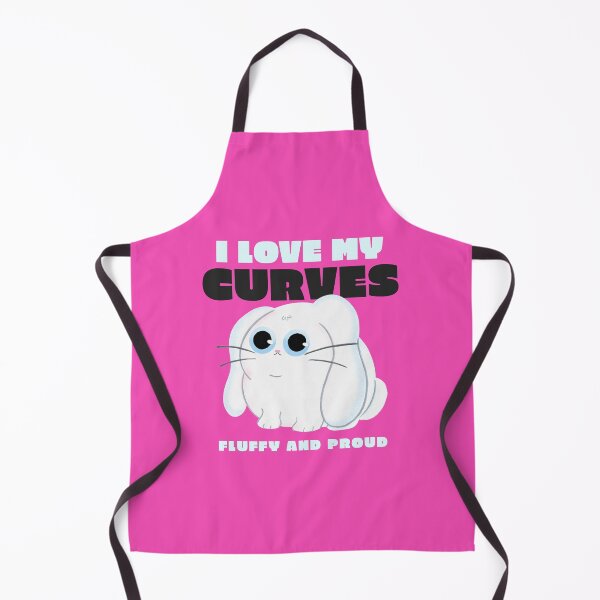 Item preview, I love my curves fluffy and proud designed and sold by RareLoot19.