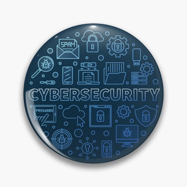 Item preview, Vector Cybersecurity Circular Concept Outline designed and sold by WearWolfDesigns.