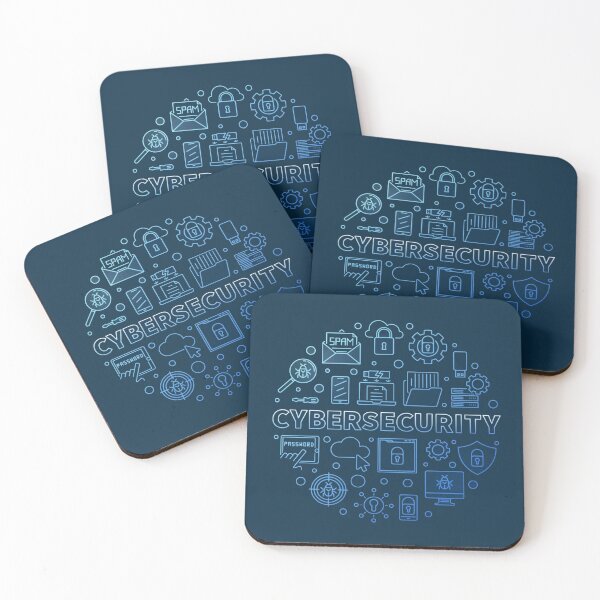 Item preview, Vector Cybersecurity Circular Concept Outline designed and sold by WearWolfDesigns.