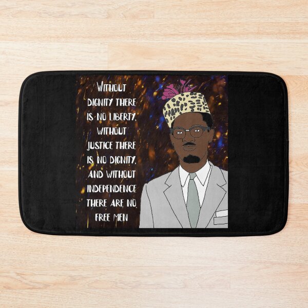 Item preview, Patrice Lumumba Quote designed and sold by RevolutionInPaint.