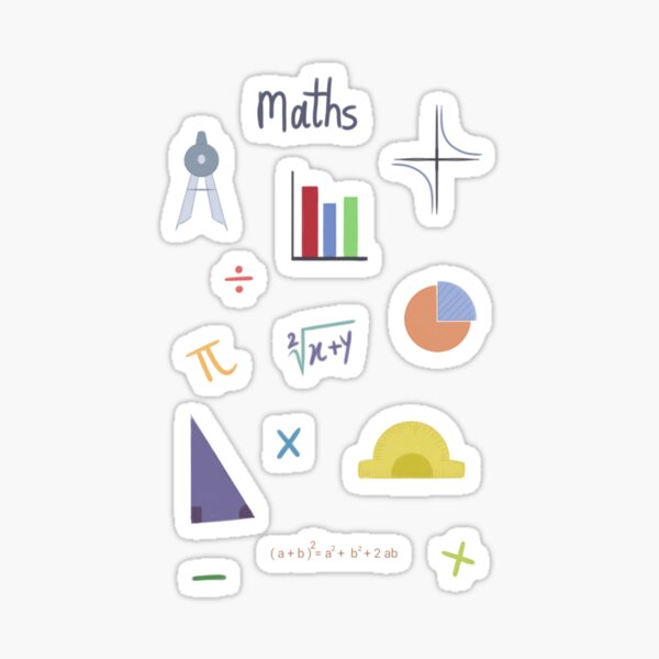 Item preview, ~ Mathematics sticker Pack  designed and sold by sahereative-03.