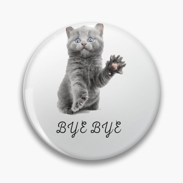 Item preview, Bye Bye design for cute cat designed and sold by coolt-sherit.