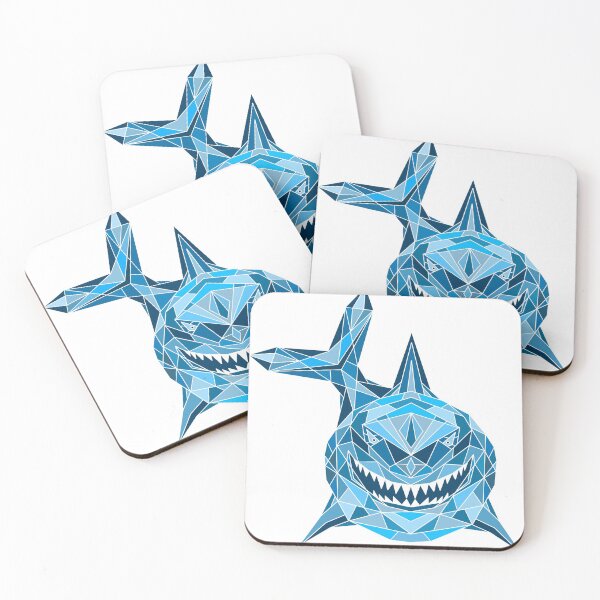 Item preview, Blue Shark Line Art designed and sold by JAWSCreatives.
