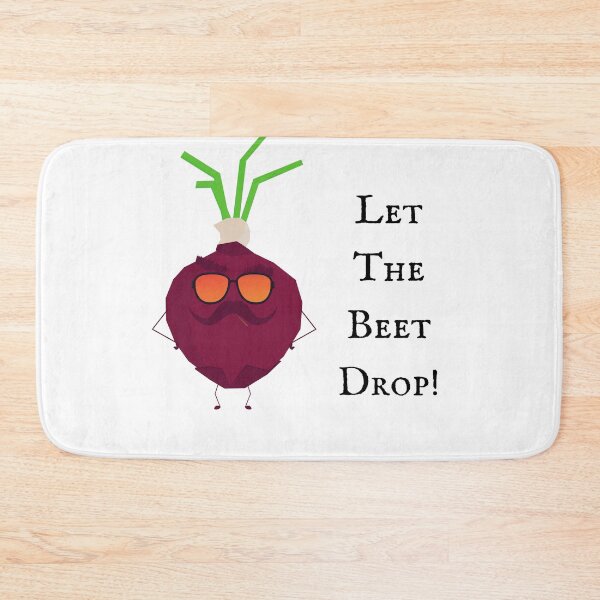 Item preview, Let The Beet Drop | Vegan Pun designed and sold by Nikiolilalala.