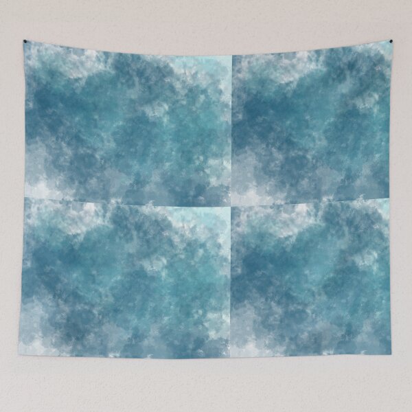 Item preview, Watercolor Abstract Sky Water Art Design Pattern designed and sold by hopecope.
