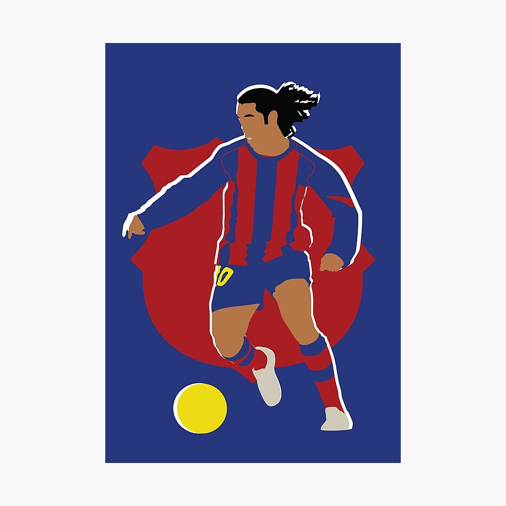 Ronaldinho Barcelona Legend" Poster for by Jackshun | Redbubble