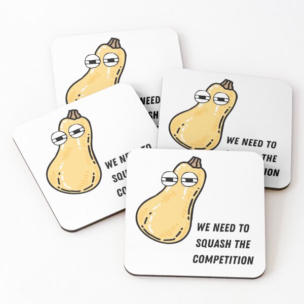 Item preview, We Need To Squash The Competition | Vegan Pun designed and sold by Nikiolilalala.