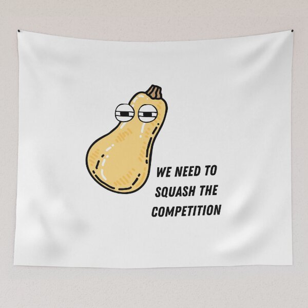 Item preview, We Need To Squash The Competition | Vegan Pun designed and sold by Nikiolilalala.