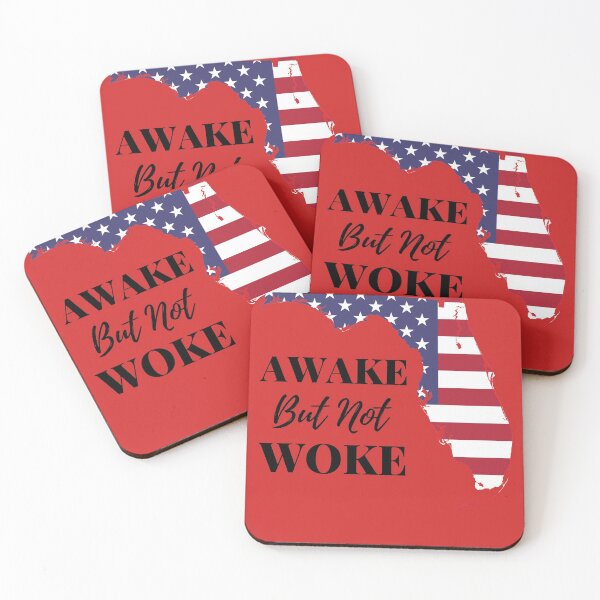 Item preview, Awake But Not Woke Florida Anti Censorship Defund the Media Anti Woke designed and sold by elvisg03.