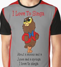 Owl Jolson I love to Singa! Graphic T-Shirt