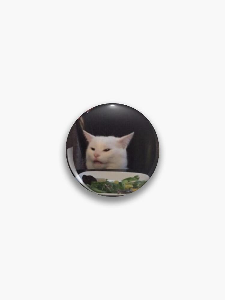 Salad Cat meme 3 Sticker, Smudge the Cat, Woman Yelling at Cat, cat meme  face 